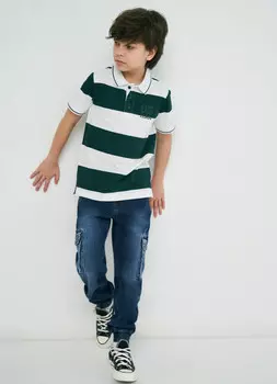 Поло для мальчиков, Зеленый
