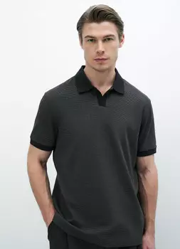 Поло в полоску, Коричневый