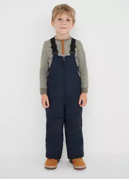 Полукомбинезон утеплённый для мальчиков, Синий