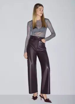 Полупрозрачный лонгслив со стразами, Серый