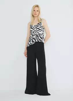 Принтованная майка, Серый