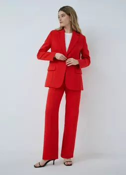Прямые брюки, Красный
