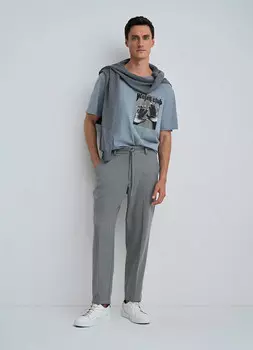 Прямые брюки, Серый