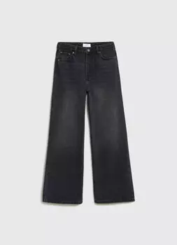 Прямые джинсы для девочек, Черный