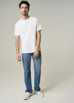 Прямые джинсы, Голубой