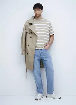 Прямые джинсы, Голубой