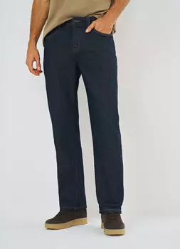 Прямые джинсы, Синий