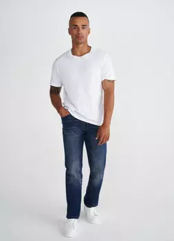 Прямые джинсы, Синий