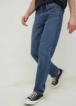 Прямые джинсы, Синий