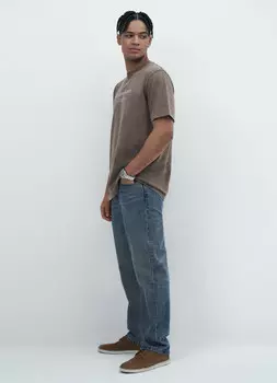 Прямые джинсы, Синий