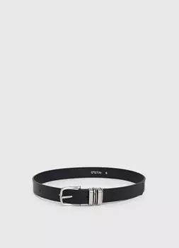 Ремень из искусственной кожи, Черный