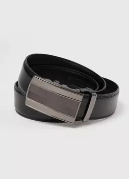 Ремень с автоматической пряжкой, Черный