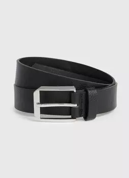 Ремень с открытой пряжкой, Черный