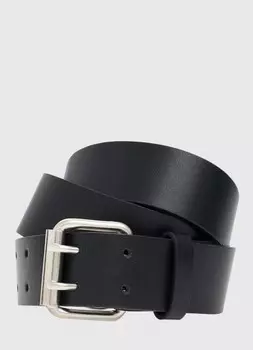 Ремень с открытой пряжкой, Черный
