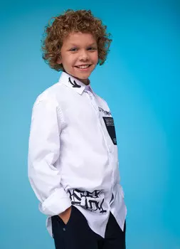 Рубашка для мальчиков, Белый