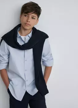 Рубашка для мальчиков, Голубой