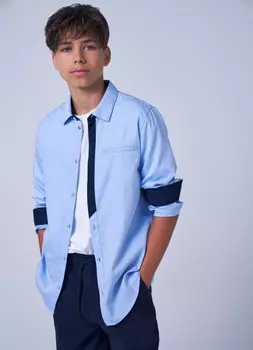 Рубашка для мальчиков, Голубой