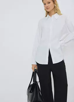 Рубашка из хлопка, Белый