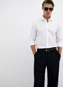 Рубашка из хлопка, Белый