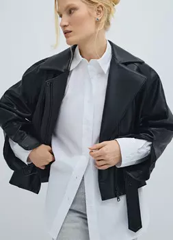 Рубашка из хлопка, Белый