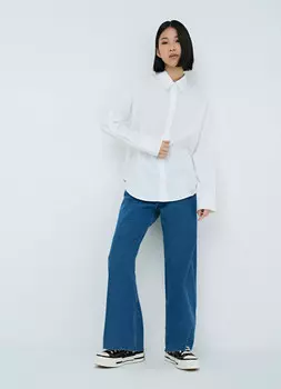 Рубашка из хлопка Oxford, Белый