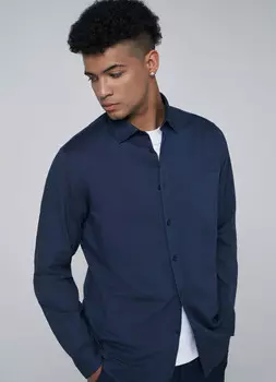 Рубашка из хлопка Oxford, Синий