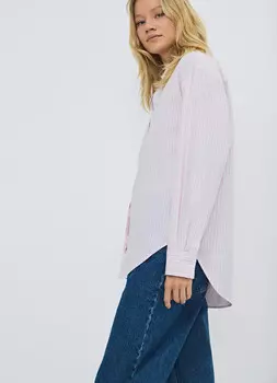 Рубашка из хлопка, Розовый