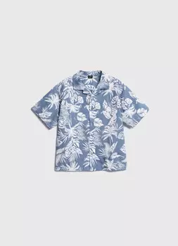 Рубашка из микротвила для мальчиков, Голубой