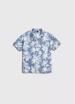 Рубашка из микротвила для мальчиков, Голубой