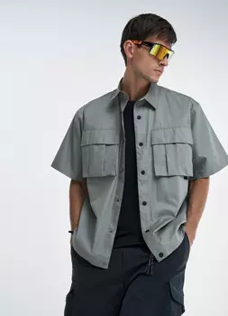 Рубашка из техноткани O'STIN х Экспедиция, Зеленый