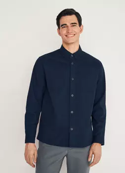 Рубашка из твила, Синий