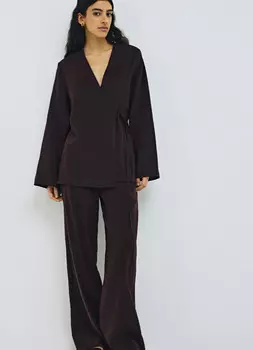 Рубашка-кимоно из модала, Коричневый