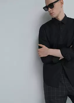 Рубашка Superslim fit, Черный