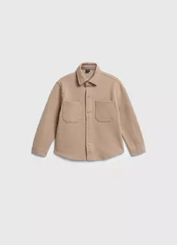 Рубашка трикотажная для мальчиков, Бежевый