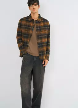 Рубашка в клетку, Желтый