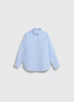 Рубашка в полоску для девочек, Голубой