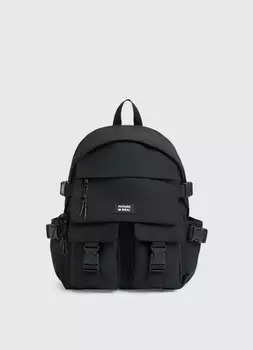 Рюкзак из канваса для мальчиков, Черный