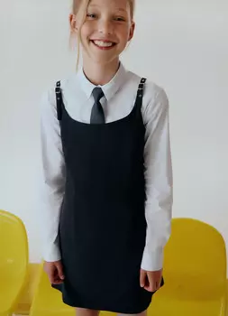 Сарафан для девочек, Синий