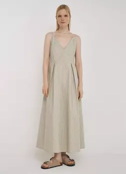 Сарафан из хлопка, Зеленый