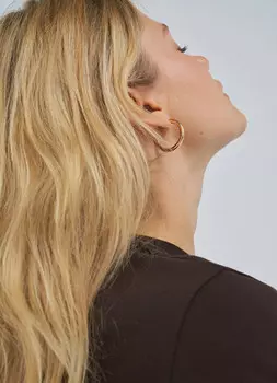 Серьги, 2 пары, Золотой