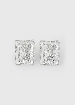 Серьги-пусеты, Серебряный