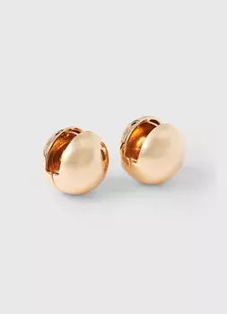 Серьги-пусеты, Золотой