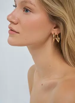 Серьги, Золотой