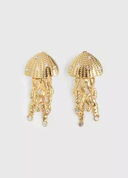 Серьги, Золотой