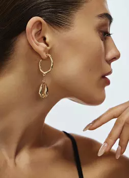 Серьги, Золотой