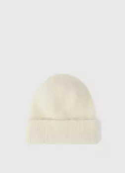 Шапка-бини из шерсти, Бежевый