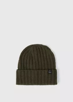 Шапка-бини с добавлением шерсти для мальчиков, Зеленый
