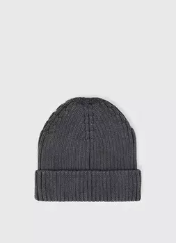 Шапка с эффектом варки, Серый