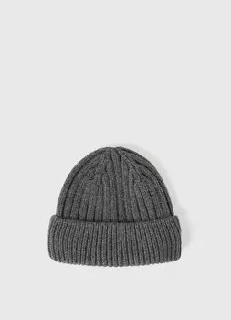 Шапка с добавлением шерсти, Серый