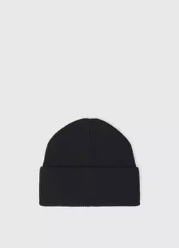 Шапка с отворотом, Черный